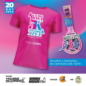 5k outubro rosa e novembro azul